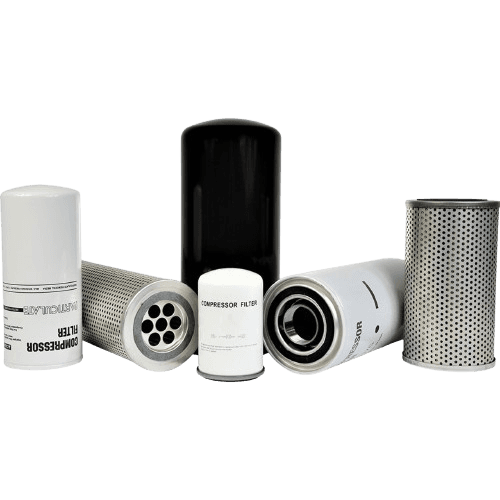 person repairing industrial air compressor